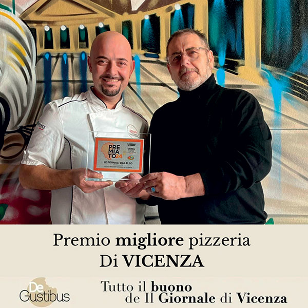 Premio migliore pizzeria di Vicenza